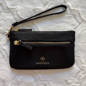Nanette Lepore Black Wristlet Wallet